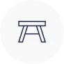 places on the benches