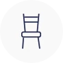 space for chairs