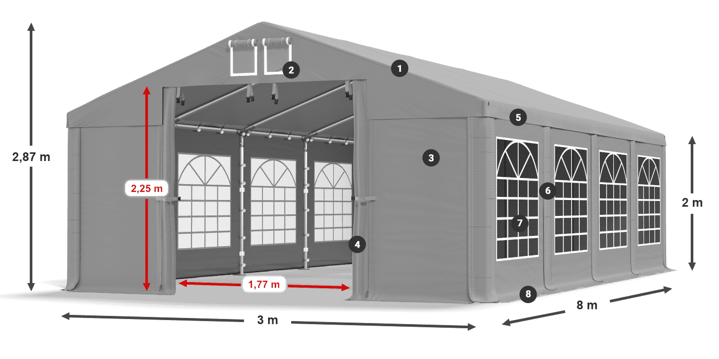 ISD 560 PVC legend 2m