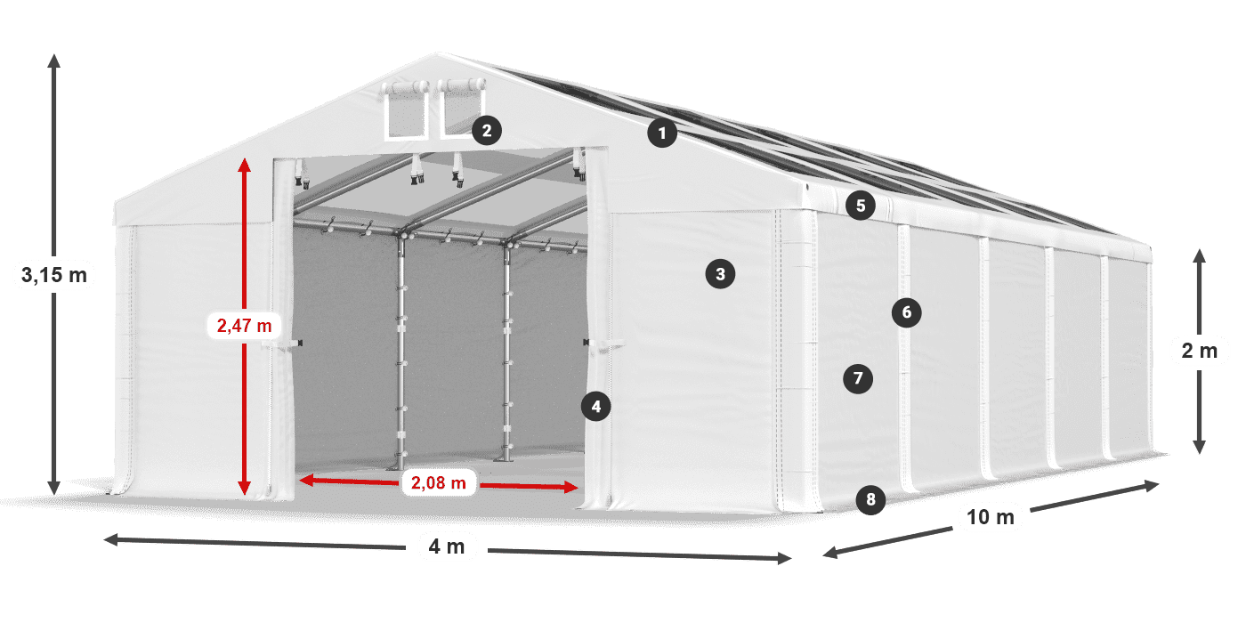 MMST 580 PVC legend 2m