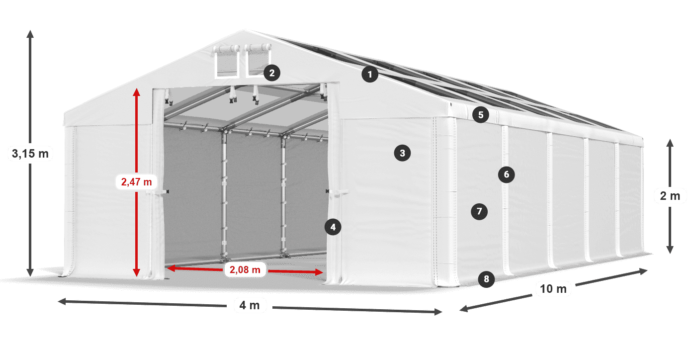 MMST 580 PVC legend 2m