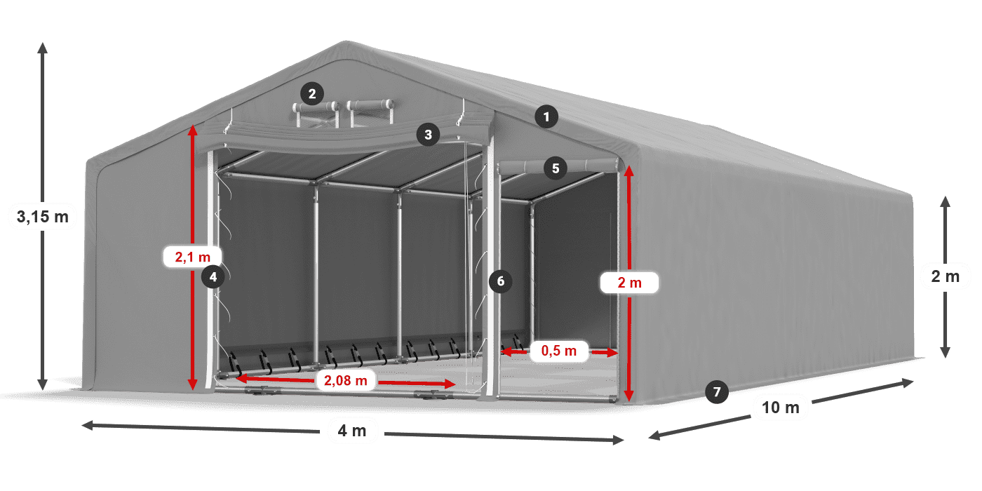 SFR 600 PVC legend