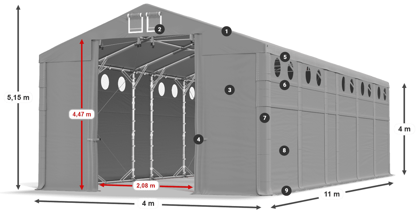 MFRO 620 PVC legend 4m