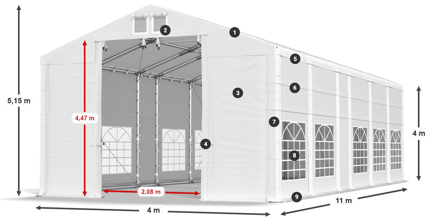 IFR 620 PVC legend 4m