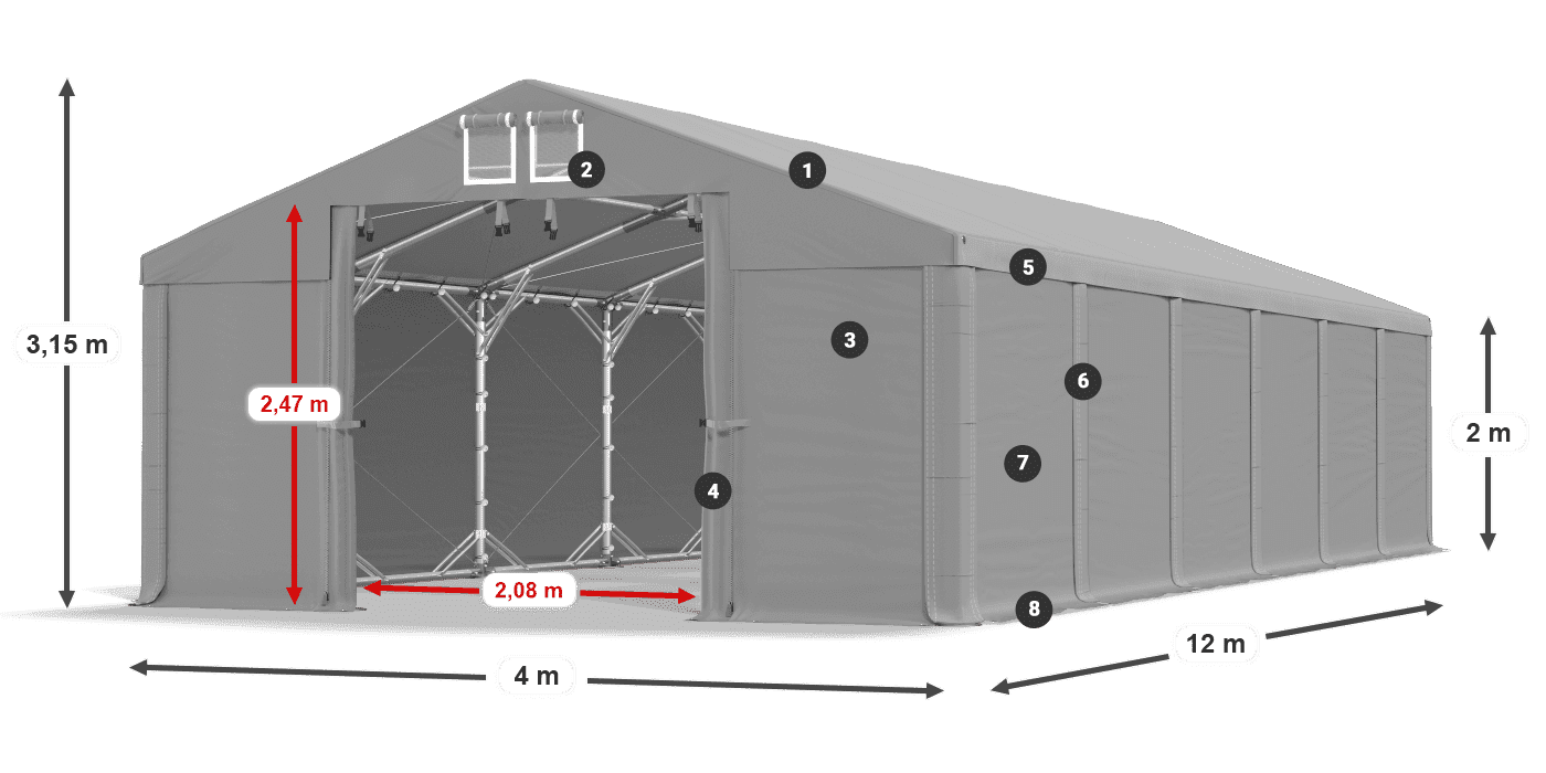 MFR 620 PVC legend 2m