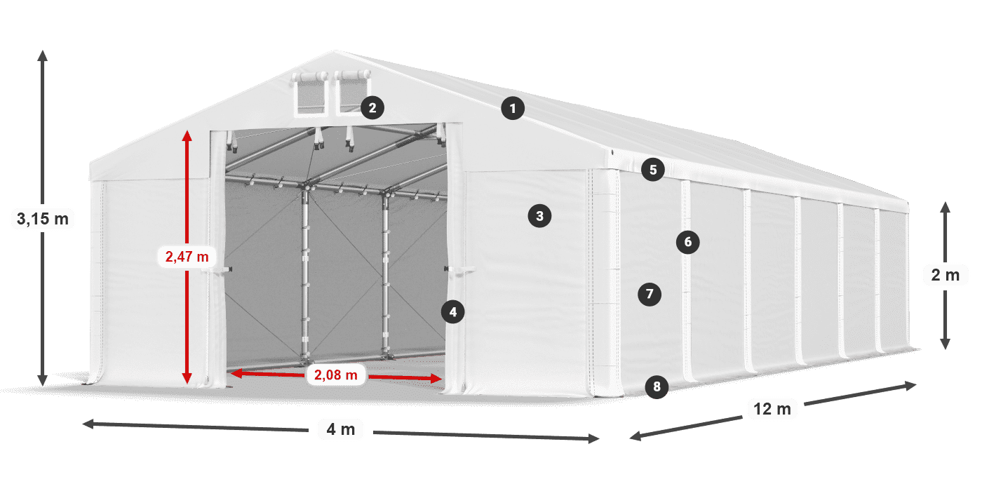 MFR 620 PVC legend 2m