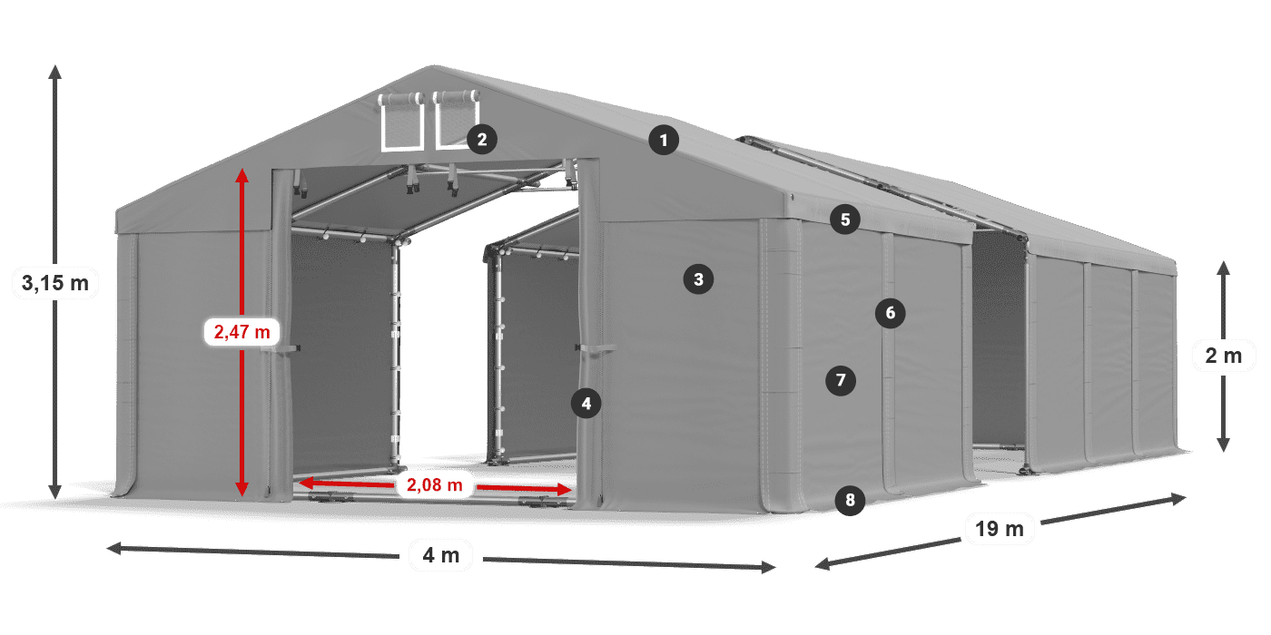 MFR 620 PVC legend 2m