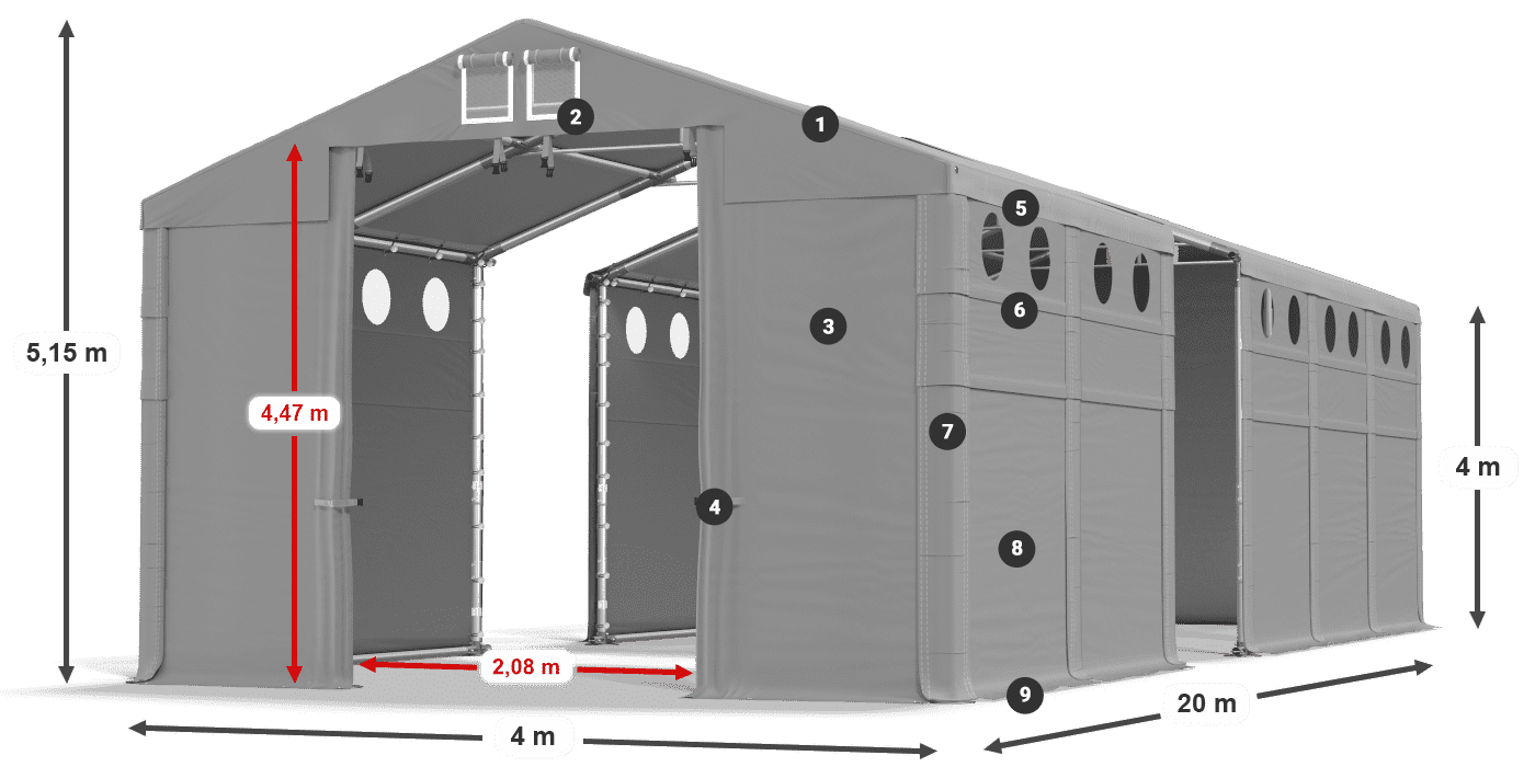 MFRO 620 PVC legend 4m