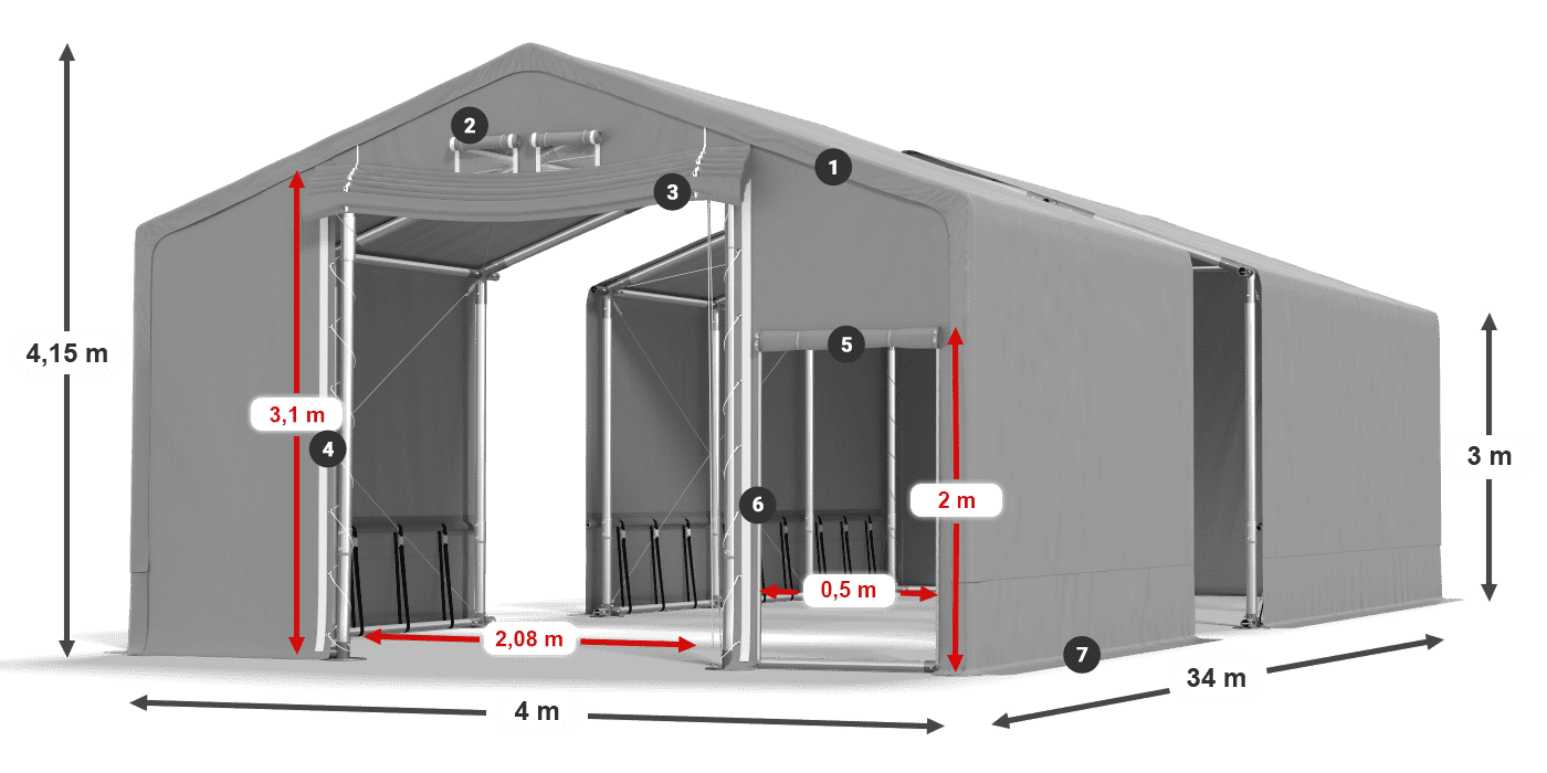 SFR 600 PVC legend