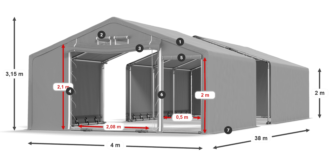 SFR 600 PVC legend