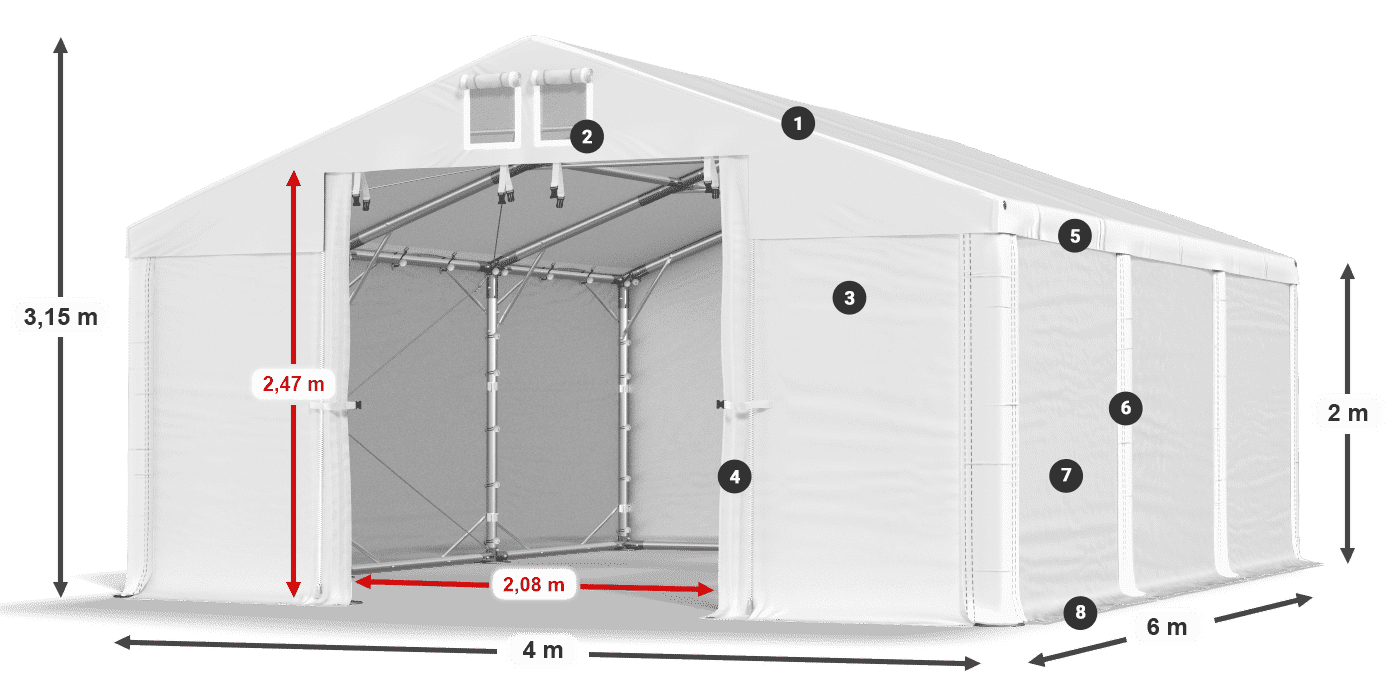MFR 620 PVC legend 2m