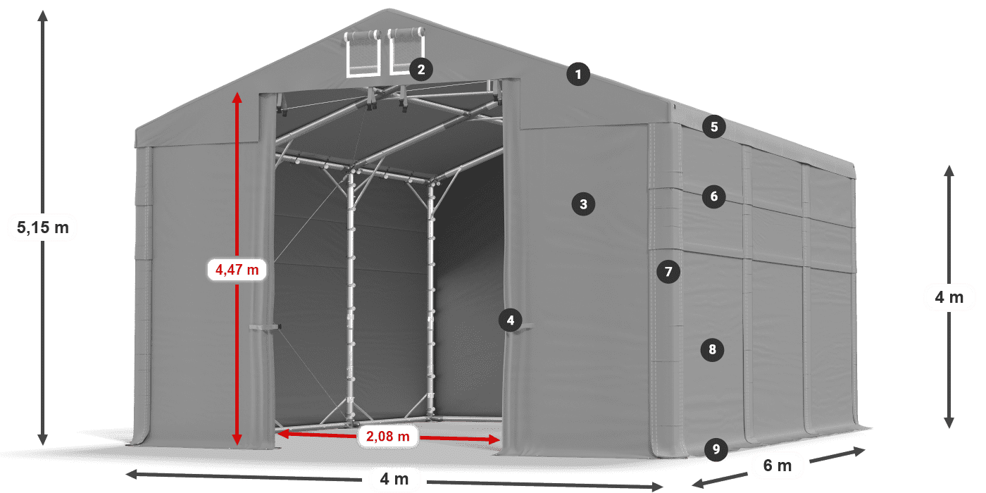 MFR 620 PVC legend 4m