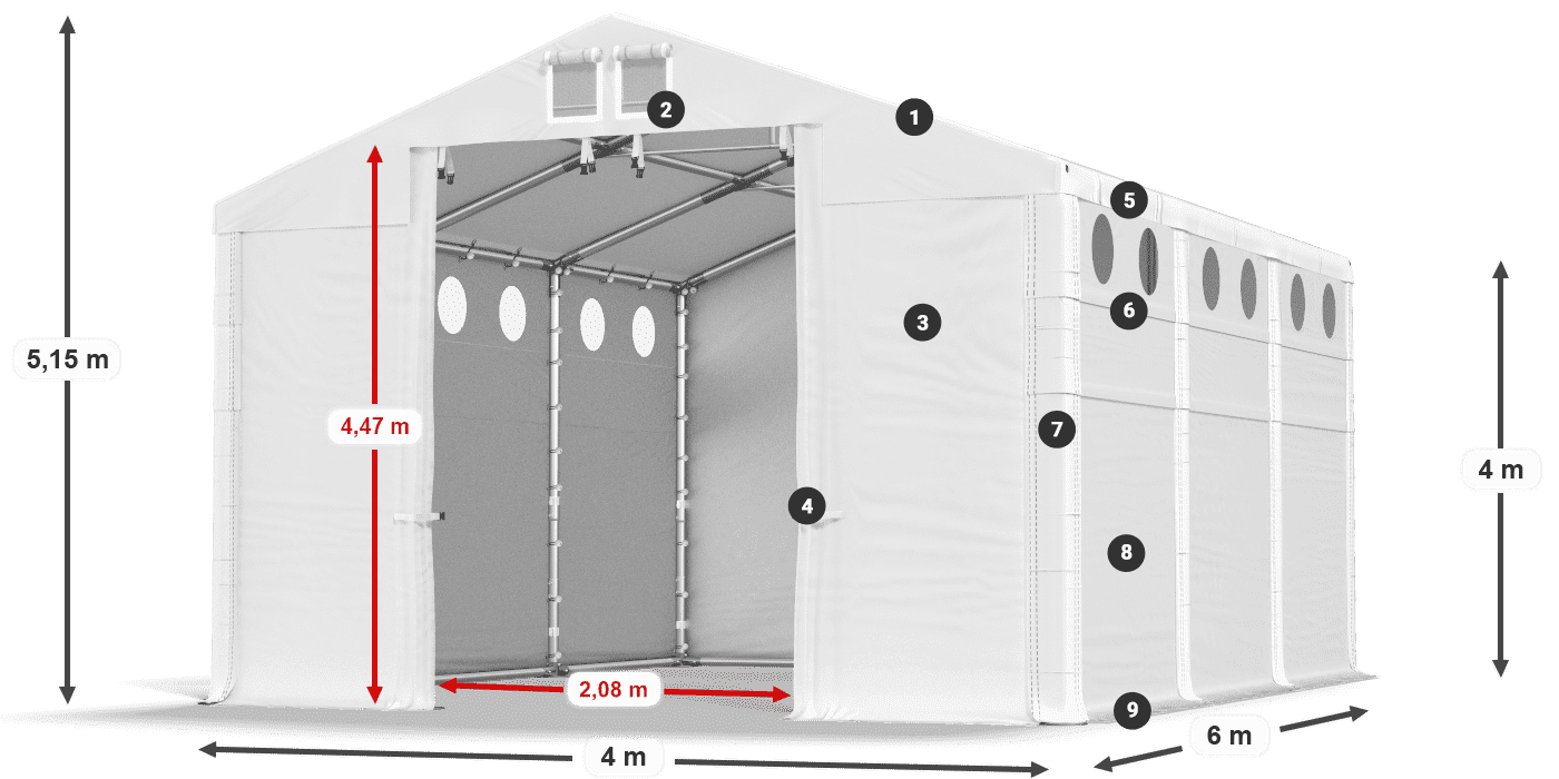 MFRO 620 PVC legend 4m