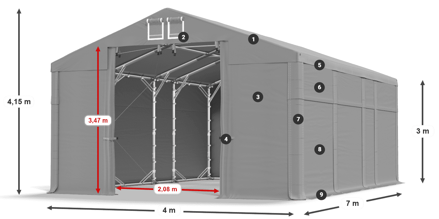 MFR 620 PVC legend 3m