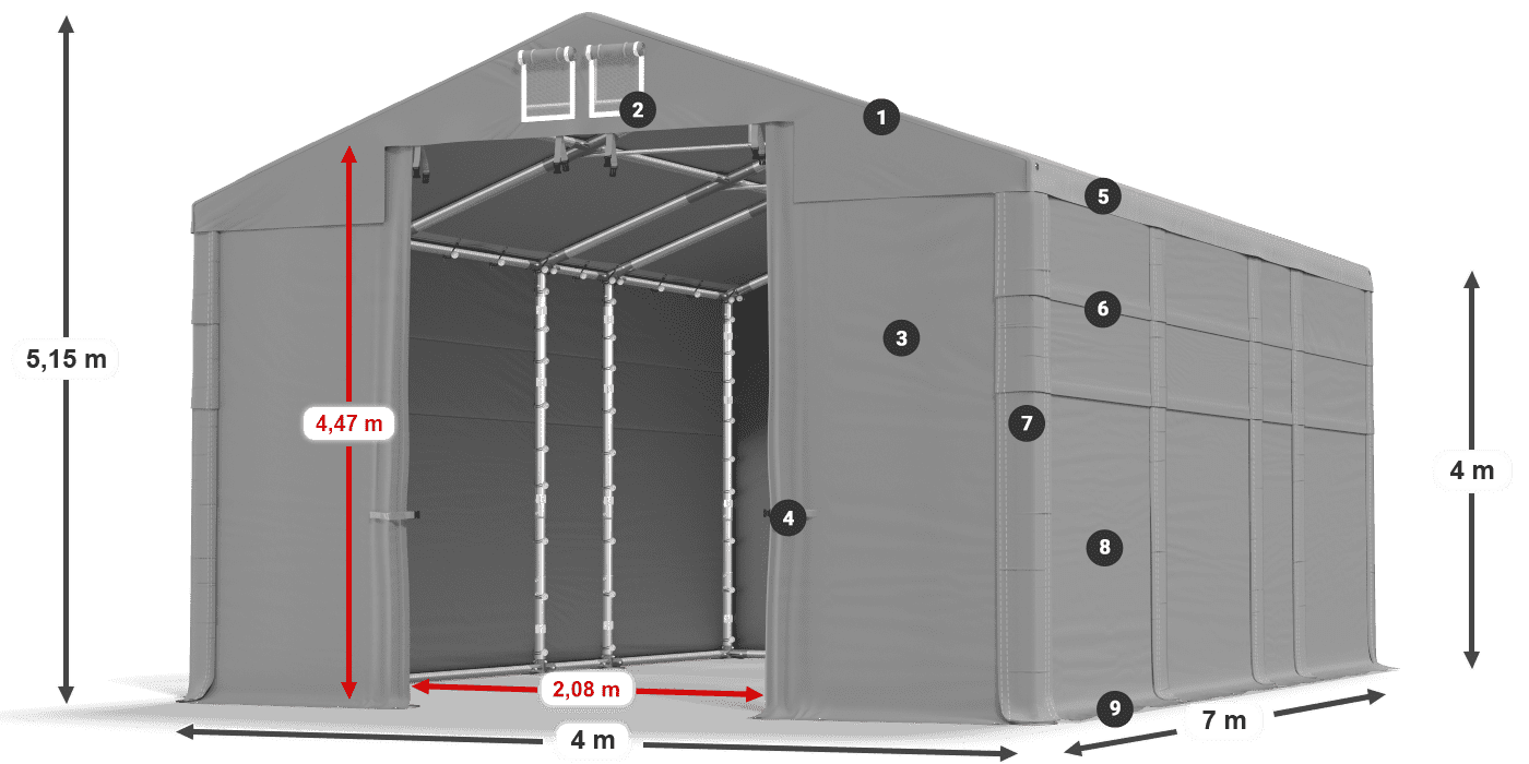 MFR 620 PVC legend 4m