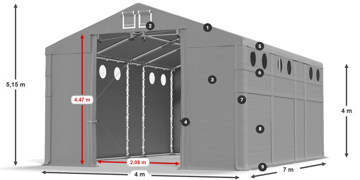 MFRO 620 PVC legend 4m