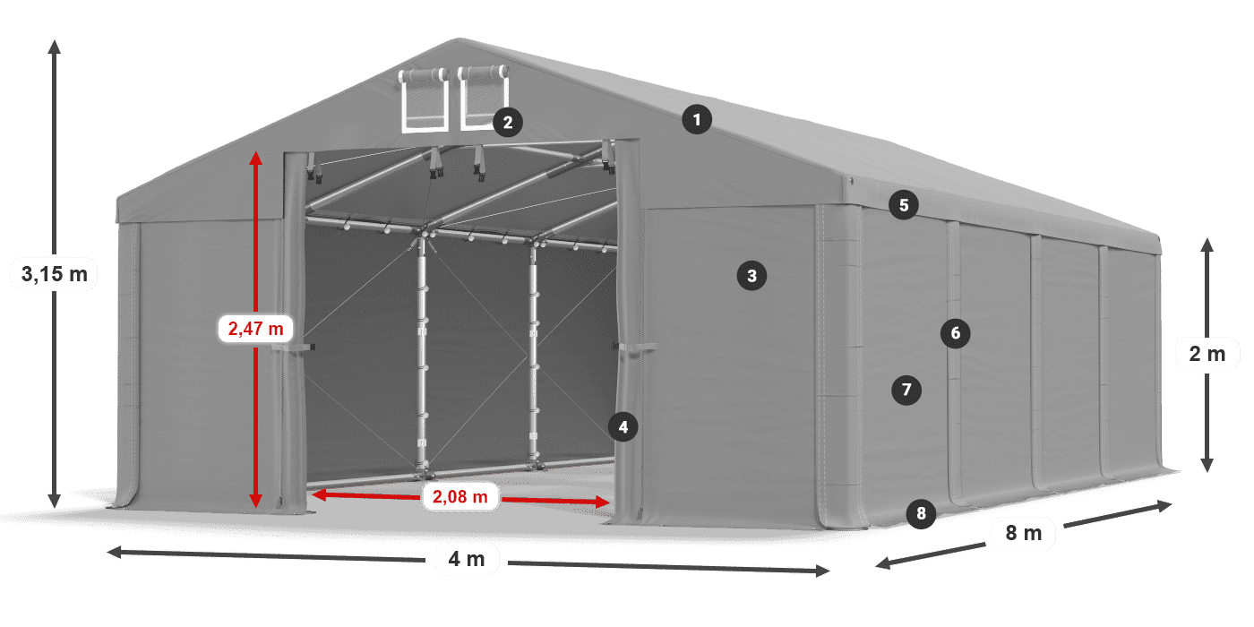 MFR 620 PVC legend 2m