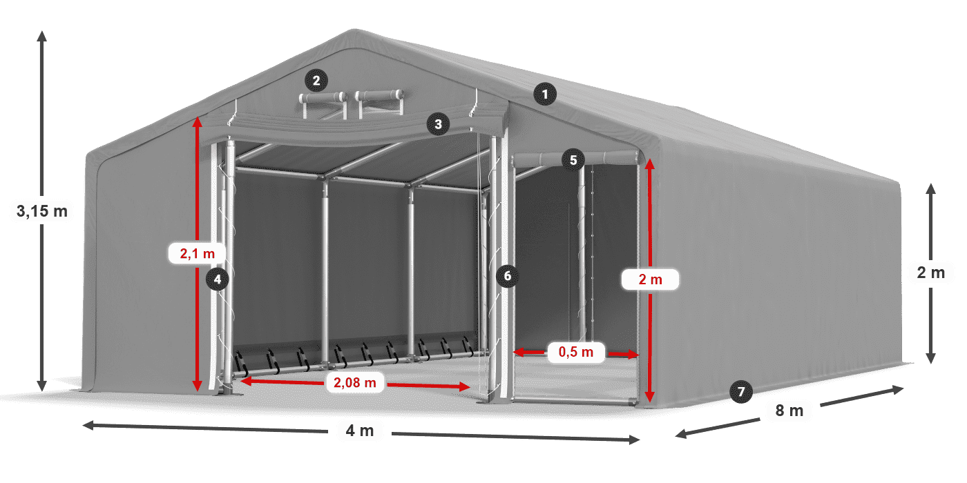 SFR 600 PVC legend