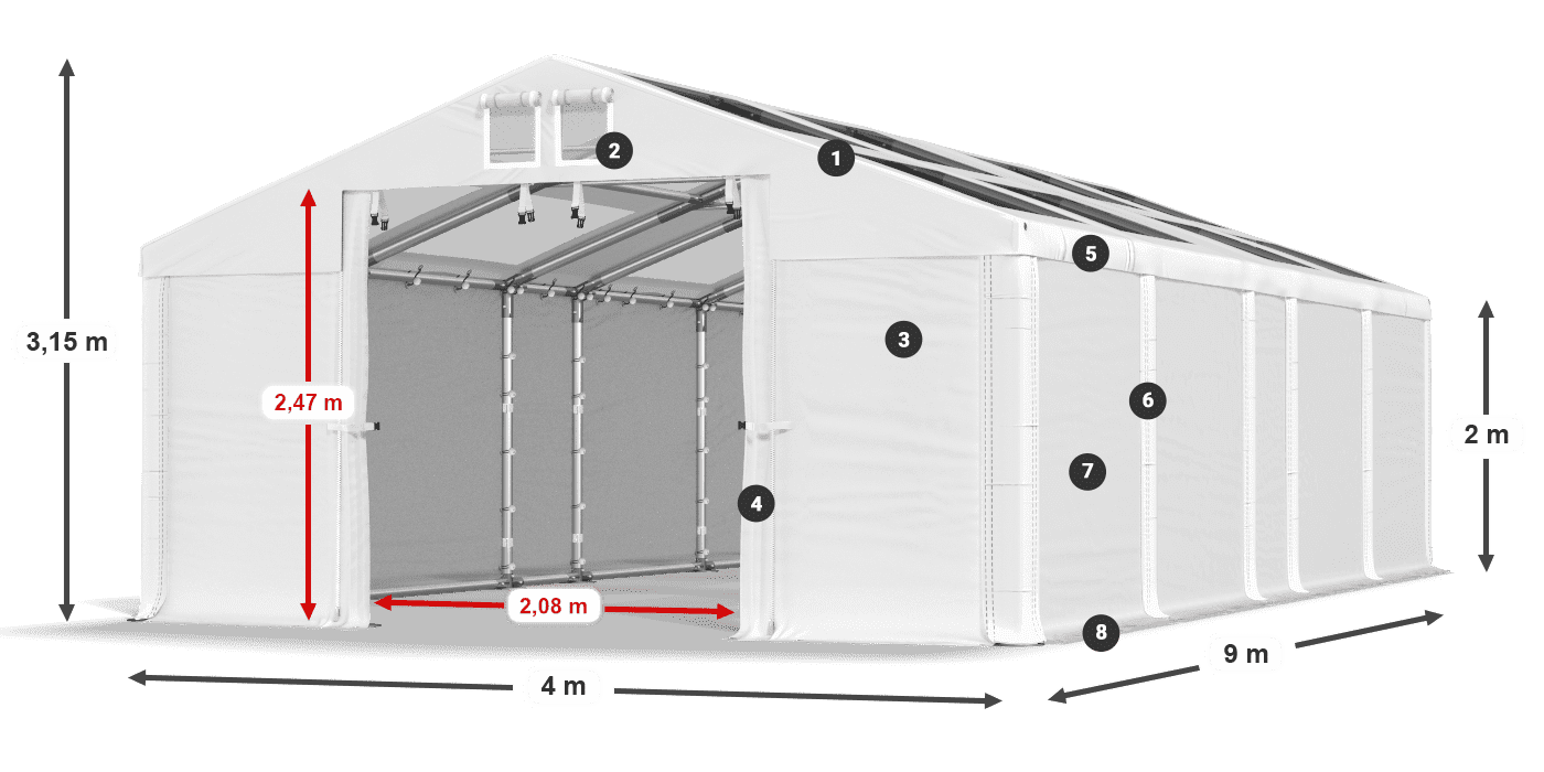 MMST 580 PVC legend 2m