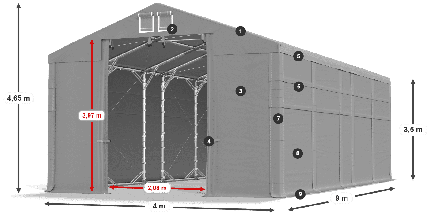 MFR 620 PVC legend 3.5m