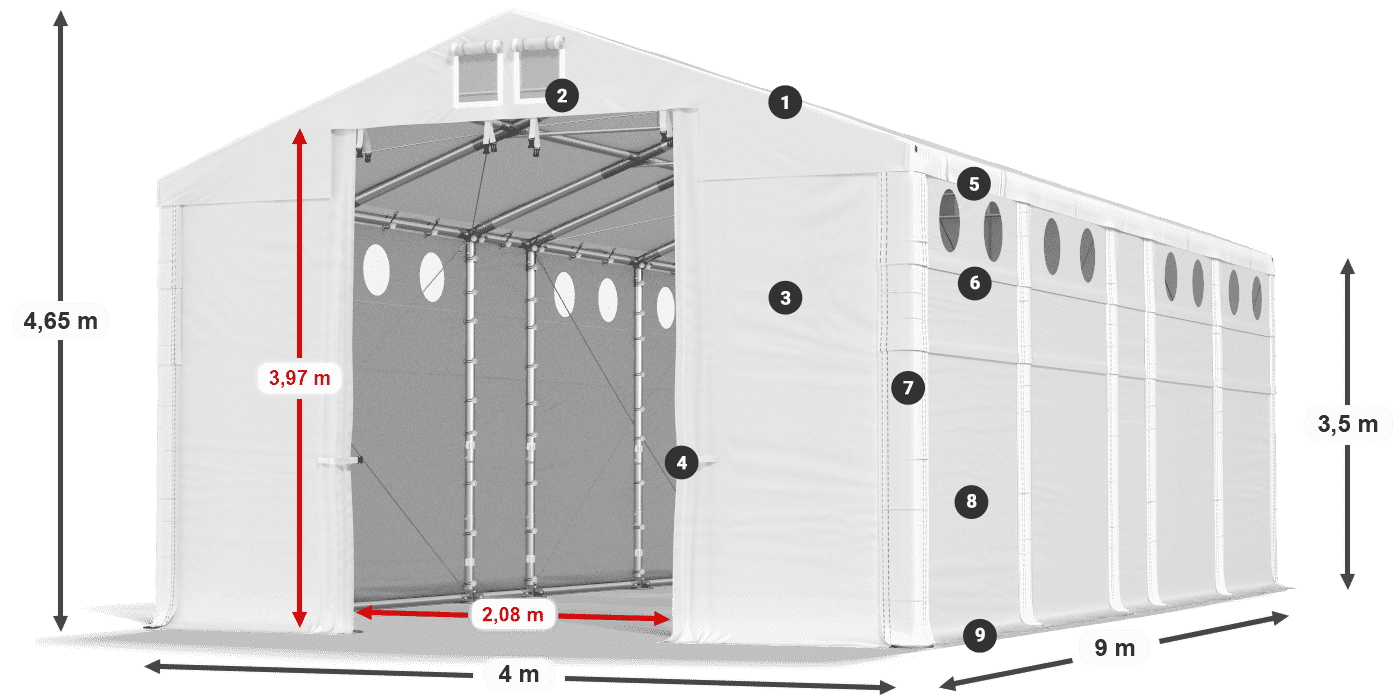 MFRO 620 PVC legend 3.5m