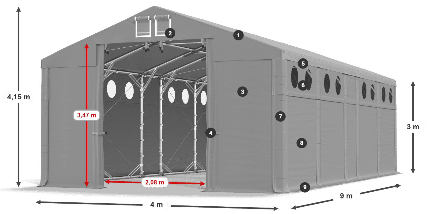 MFRO 620 PVC legend 3m
