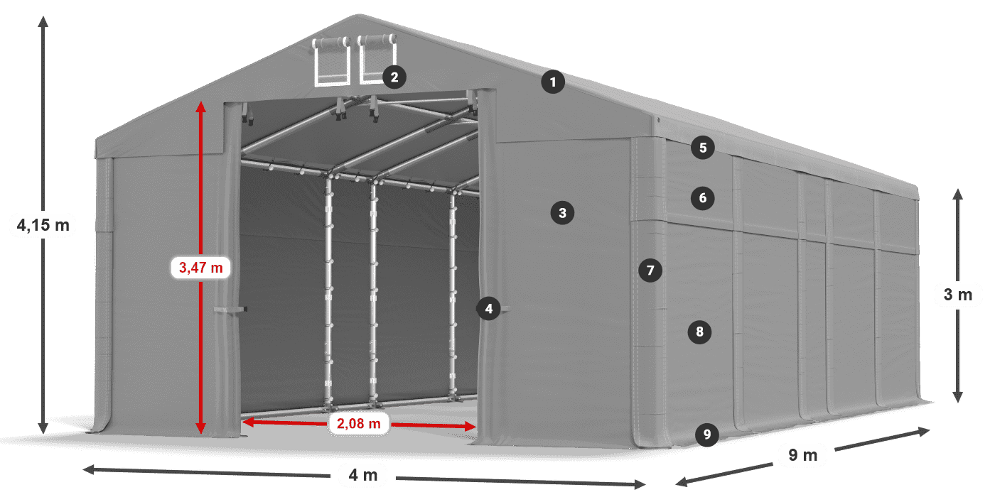 MFR 620 PVC legend 3m