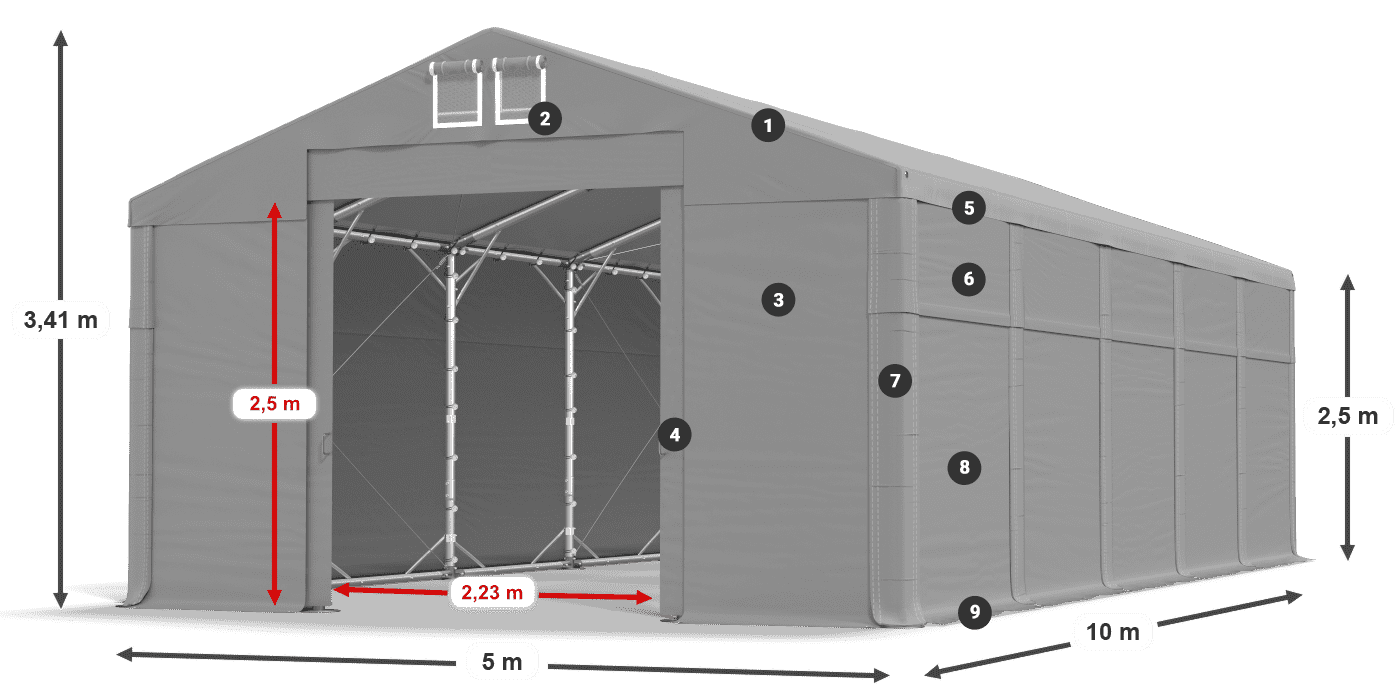 HFRM 750 PVC legend 2.5m