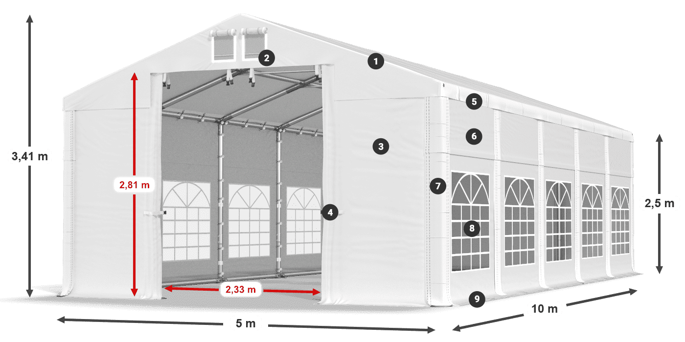 IMS 580 PVC legend 2.5m