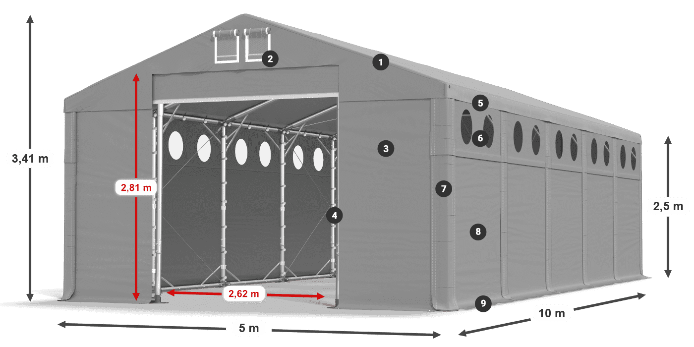 MSDO 560 PVC legend 2.5m