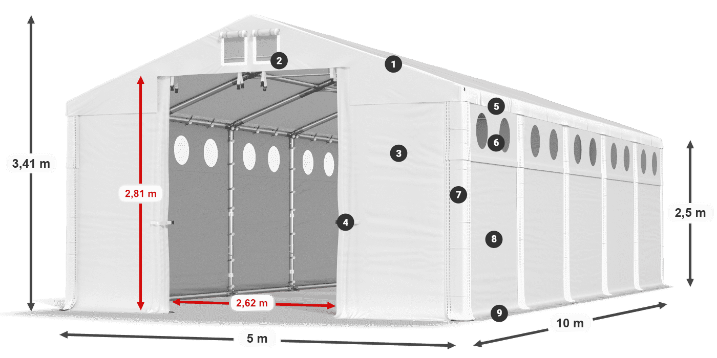 MSDO 560 PVC legend 2.5m