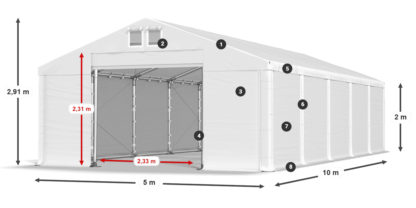 MFR 620 PVC legend 2m