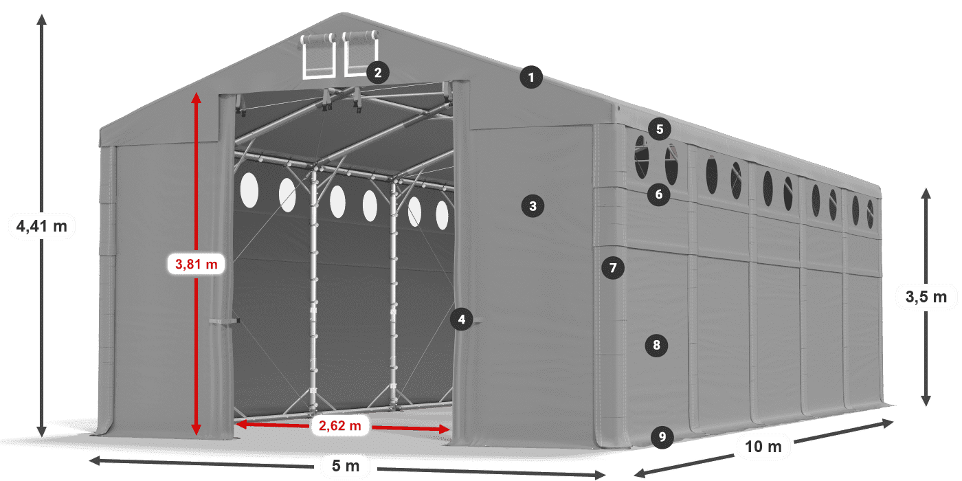 HFRO ​​750 PVC legend 3.5m