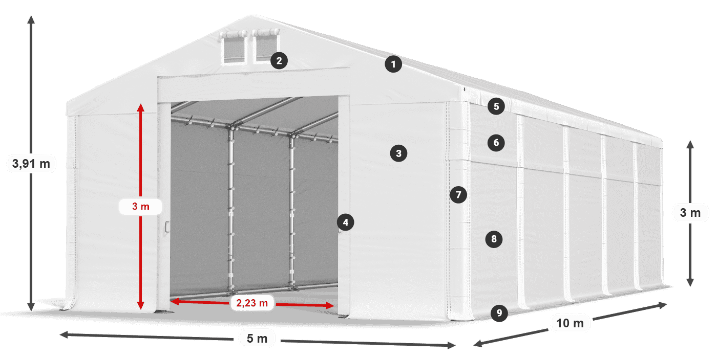 MFR 620 PVC legend 3m