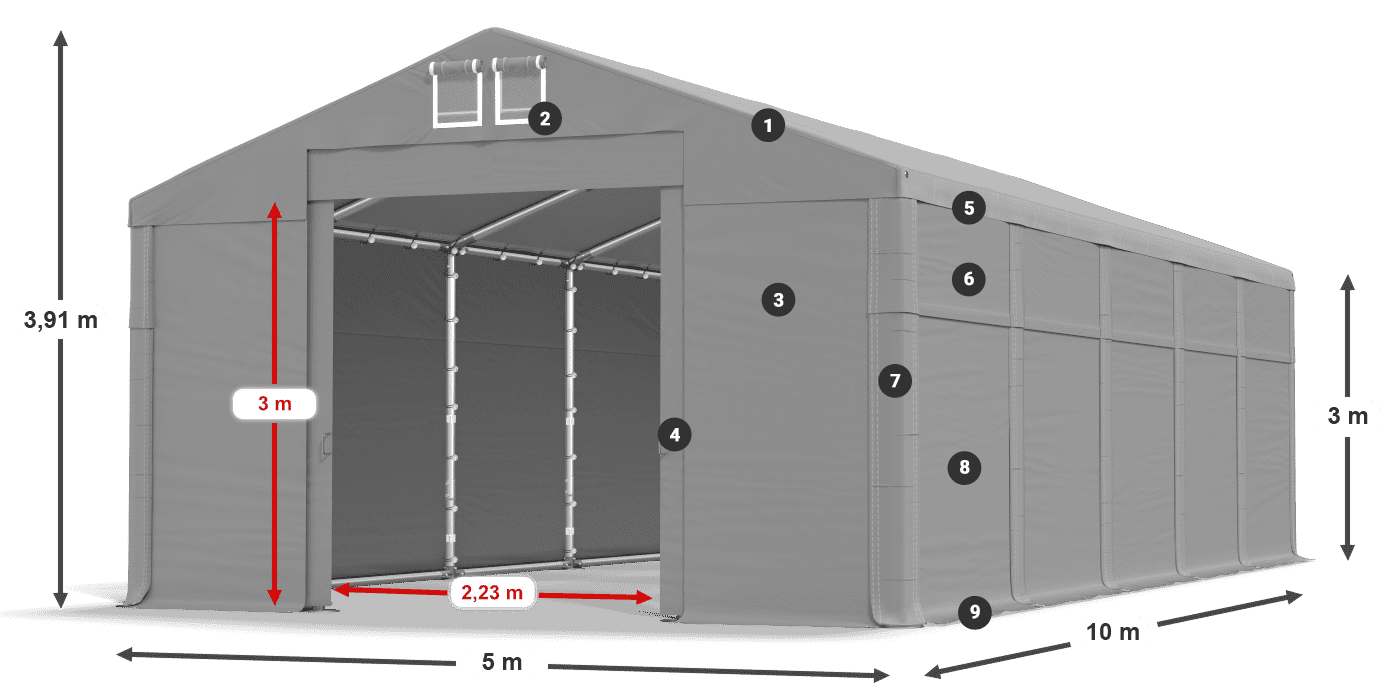 HFRM 750 PVC legend 3m