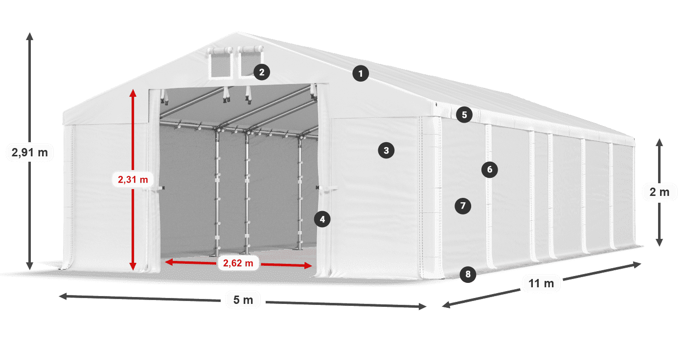 MFR 620 PVC legend 2m