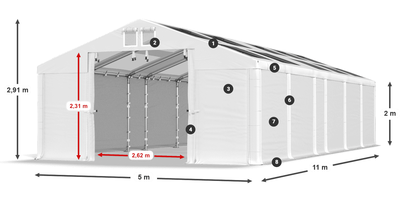 MMST 580 PVC legend 2m