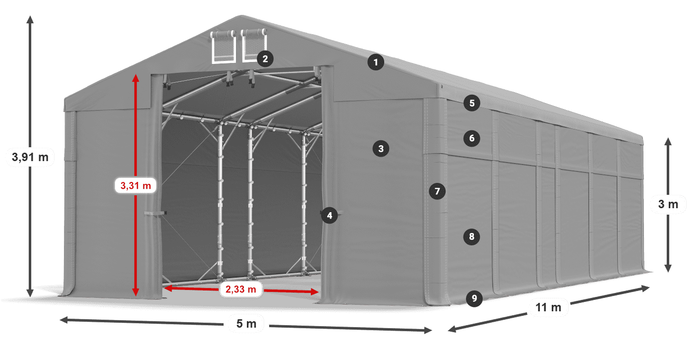 MFR 620 PVC legend 3m