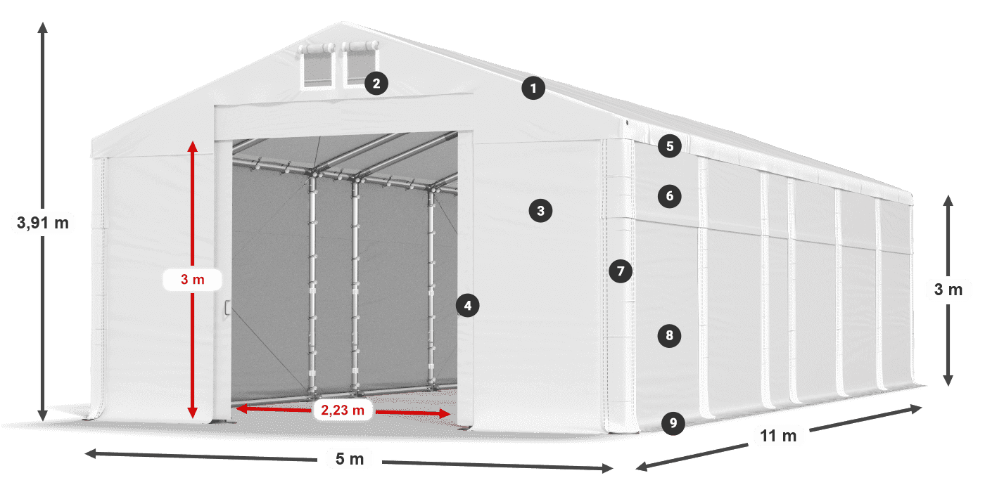 MFR 620 PVC legend 3m