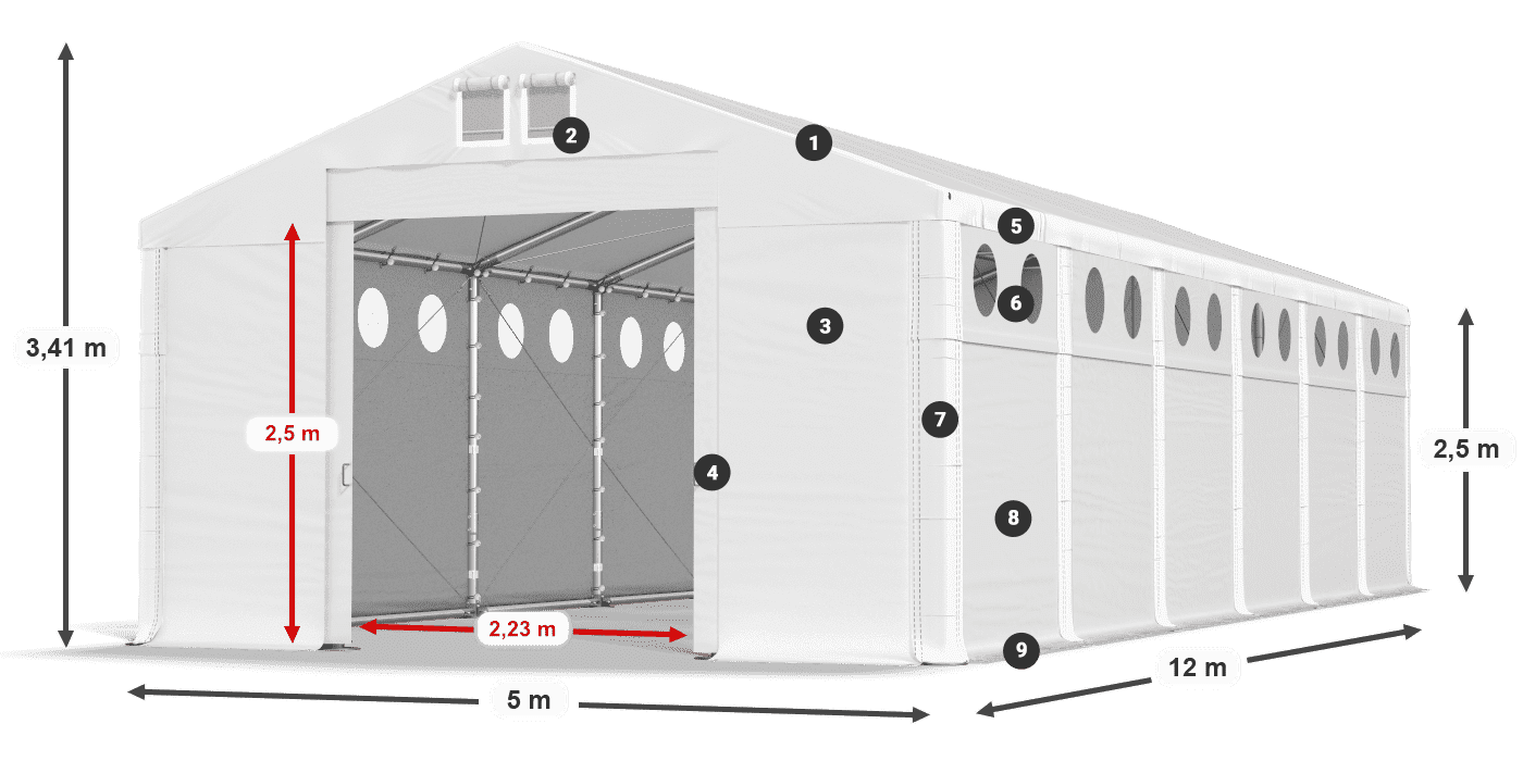 MFRO 620 PVC legend 2.5m