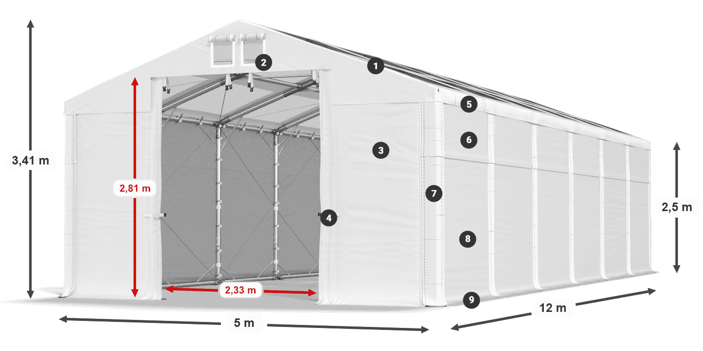 MMST 580 PVC legend 2.5m