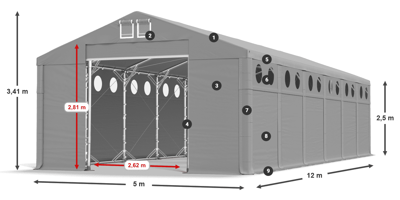 MMSO 580 PVC legend 2.5m