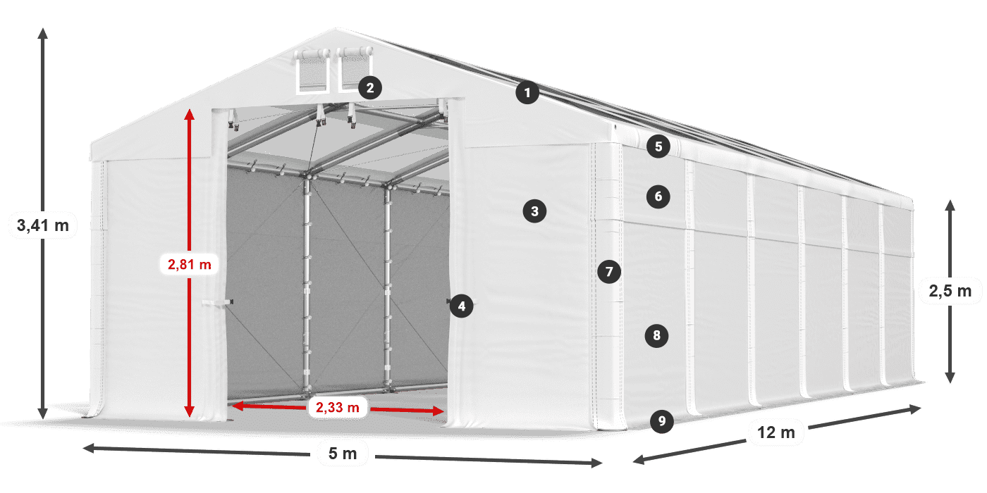 MMST 580 PVC legend 2.5m