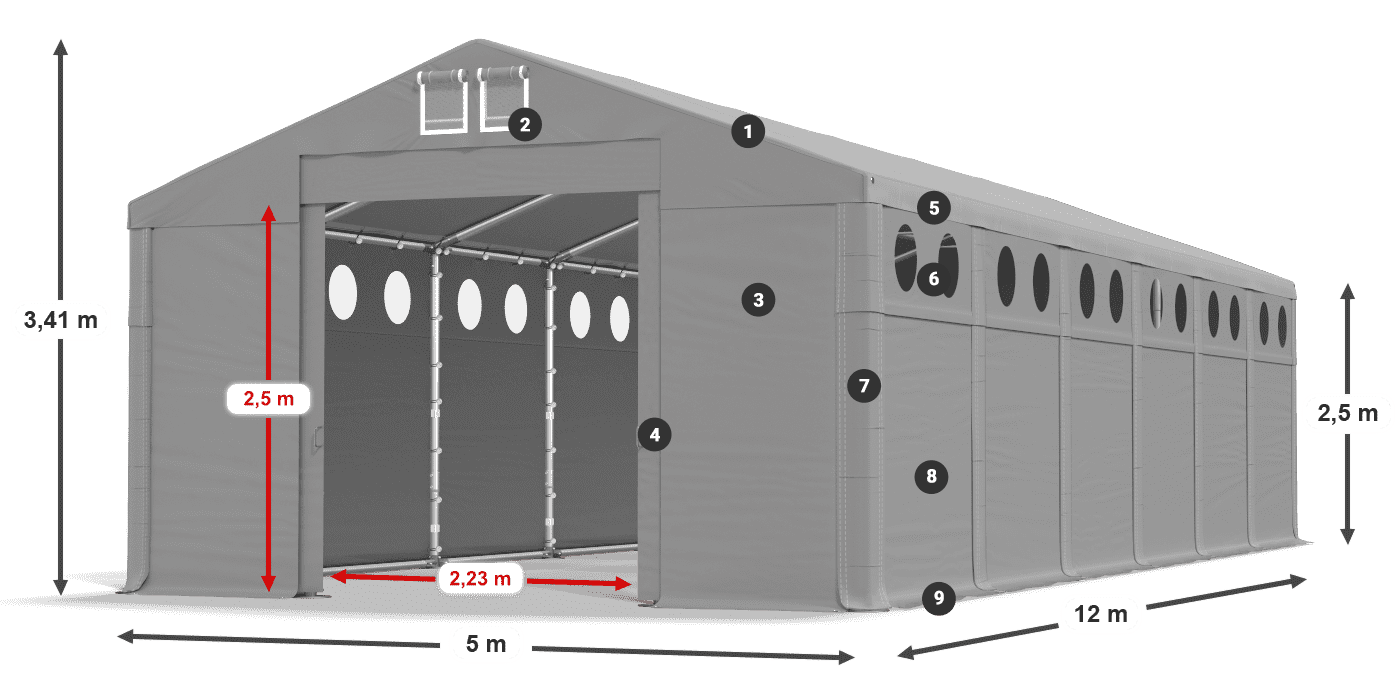 MSDO 560 PVC legend 2.5m