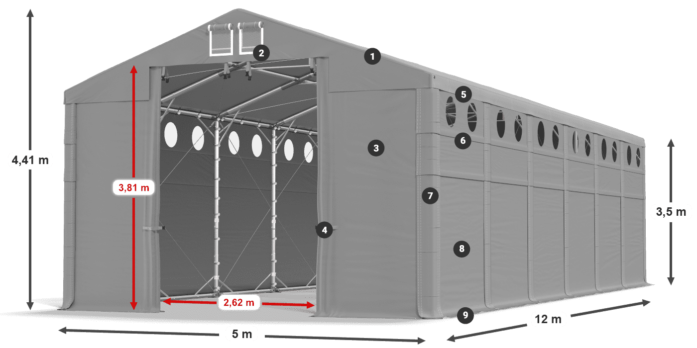 MFRO 620 PVC legend 3.5m