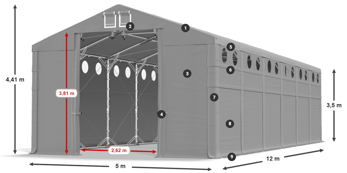 MFRO 620 PVC legend 3.5m