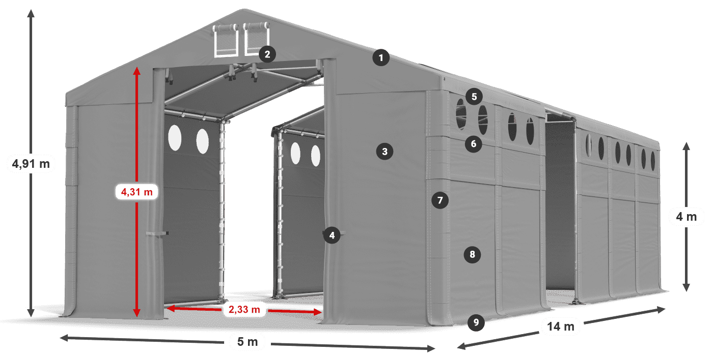 MMSO 580 PVC legend 4m