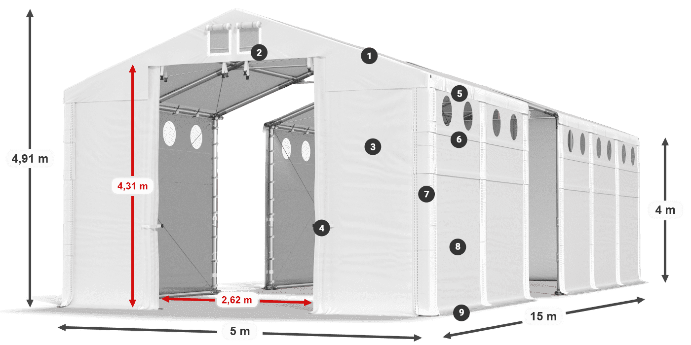 MFRO 620 PVC legend 4m