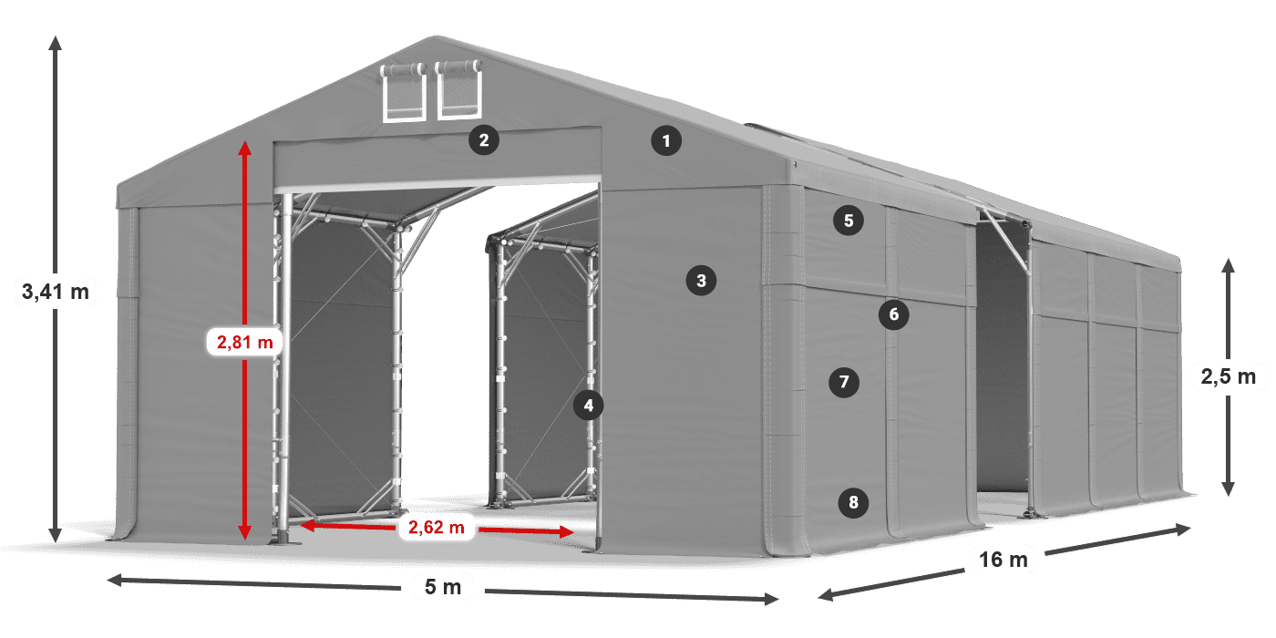 MMS 580 PVC legend 2.5m