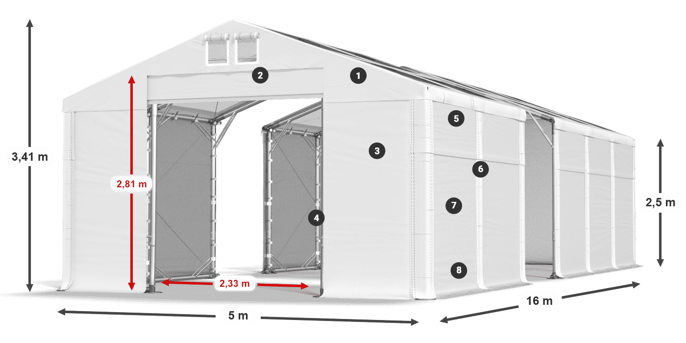 MMST 580 PVC legend 2.5m